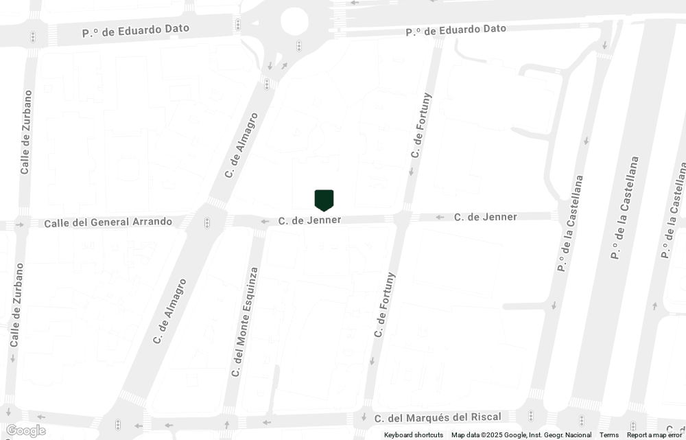 Ubicación de la oficina de Rigby Investment Management en Madrid